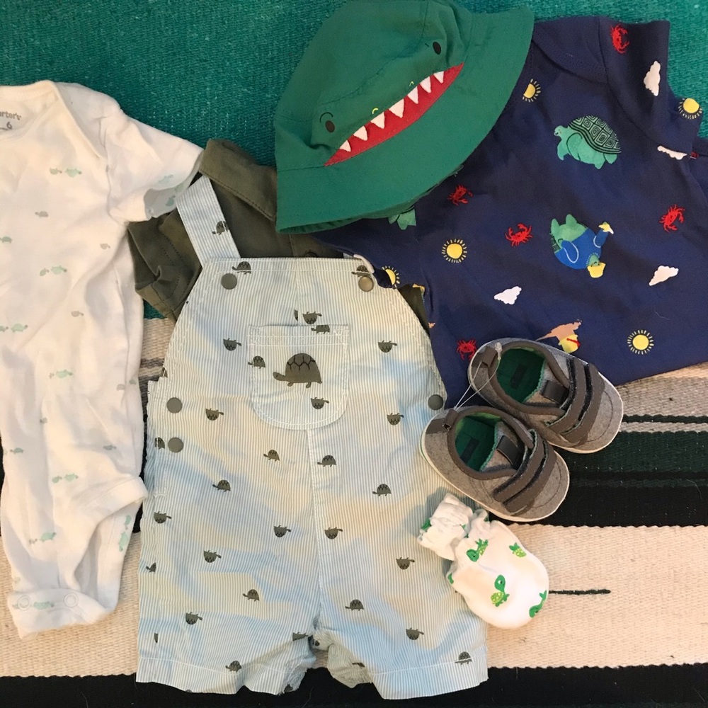 Turtlelly Awesome boys turtle clothes bundle